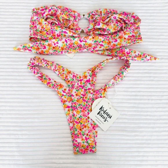 Kulani Kinis Bright Floral Bikini - Picture 2 of 5